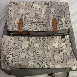 Disney Gray Backpack with Checkered Interior